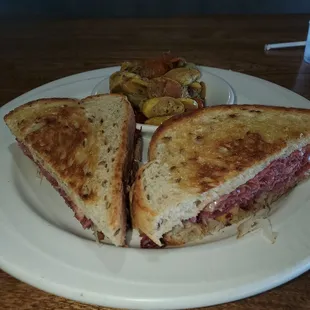 Reuben and mix veg