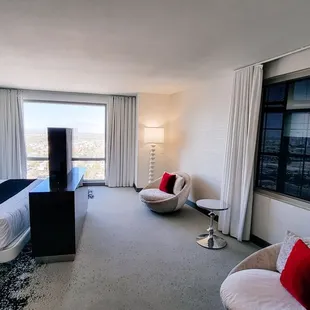 Bedroom of Ivory suite