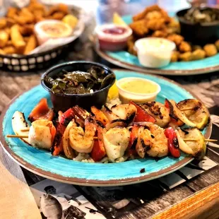Shrimp and Scallop Kabob $23