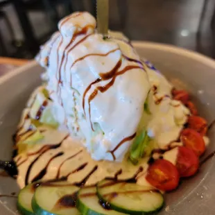 Wedge Salad with Bleu Cheese
