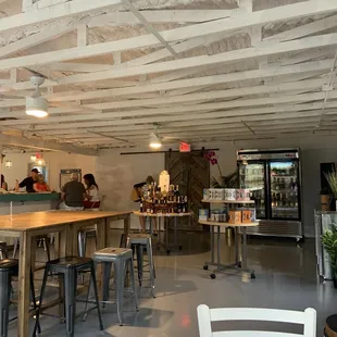 the interior of a restaurant