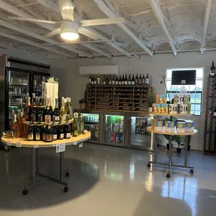 the inside of a grocery store