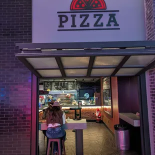 exterior, inside the Palms Casino.