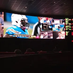 Half of the sportsbook (some of non-horse side).