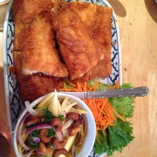 101. Deep Fried Trout with Mango Sauce