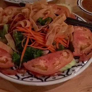 38. House Salad with Peanut Sauce Dressing