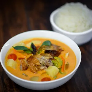 Pineapple red curry