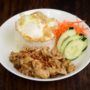 Gai Kratiam: garlic chicken