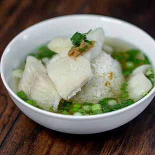 Filet rice soup