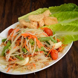 Papaya salad Thai style