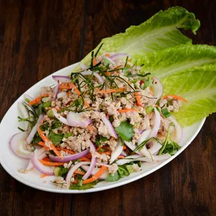 Larb Gai: Chicken salad