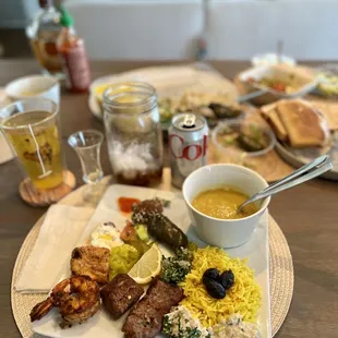 The takeout spread.