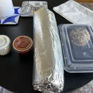 Wrap and falafel