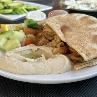 chicken shawarma platter