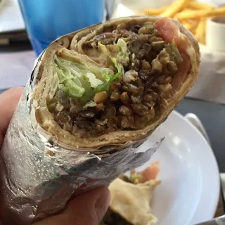 Mujaddara Wrap