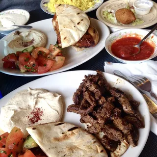 Beef Shawarma Platter