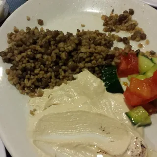 Mujaddara Platter