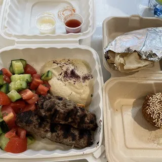 Kofta Kebab Platter
