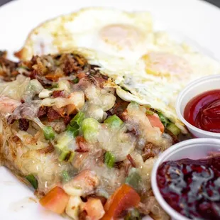 Hashbrown Pie &amp; Eggs ($19)
