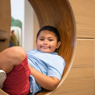 There are so many fun places to sit, crawl, walk, jump, and play at the Palo Alto Junior Museum &amp; Zoo.