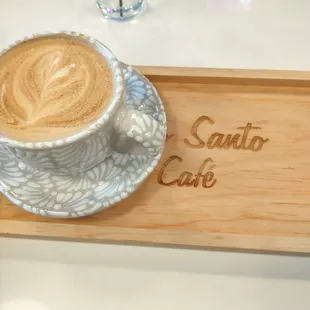 Caramel bourbon latte