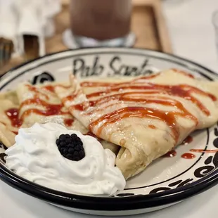 Guava Banana Berry Crepe