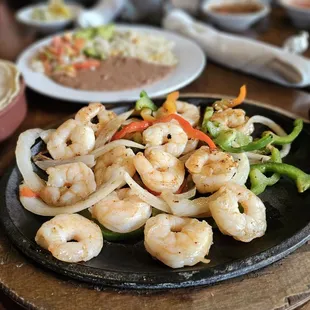 Shrimp  fajitas