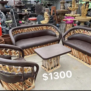 Set of sofa set 4 pieces