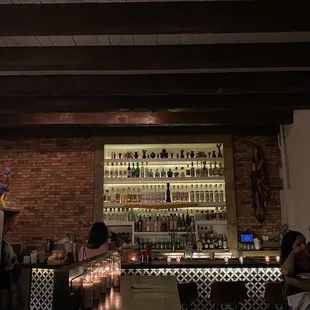 people sitting at the bar