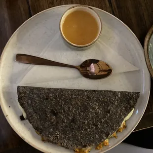 Squash Blossom Quesadilla