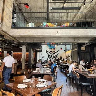 Interior and the least desirable table...