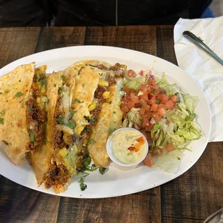 Mexican Street Corn & Avocado Quesadilla