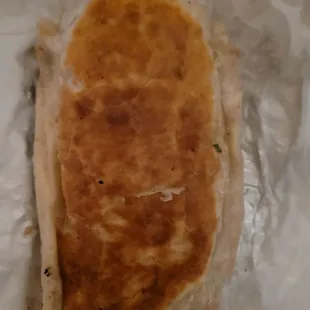 Look at this hearty burrito.  Woot. The large Marge.  Ok....I don&apos;t remember the real name.