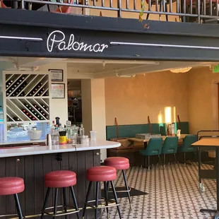 First floor bar area