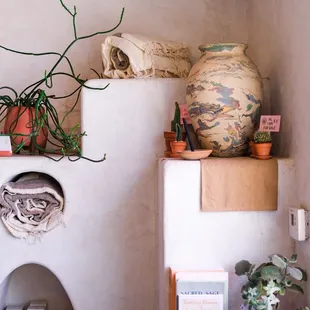 Items for sale inside the store apart from coffee