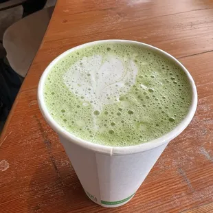 Winter Fig Matcha Latte