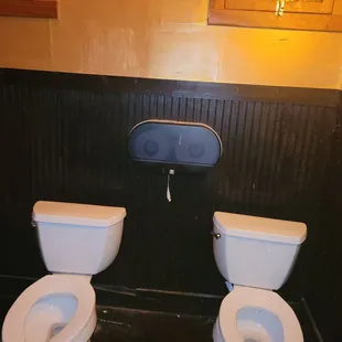 Yes..2 toilets in the ladies bathroom.