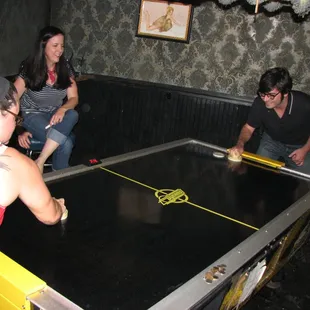 naked ladies, air hockey, velvet wall paper and friends!