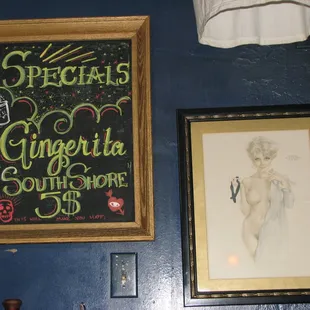 drink specials and naked ladies!!