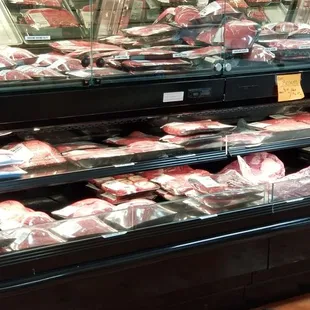 a display of meat
