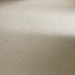 Stains on the floor ...