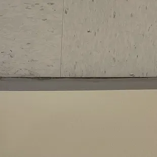 Dirt in the crack of tile and wall