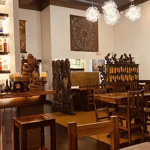 Authentic Thai dining room