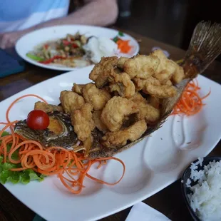 Crispy Whole Flounder