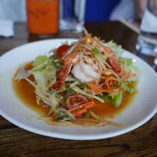 Papaya Salad With Shrimp