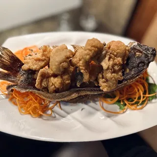 Crispy Whole Flounder