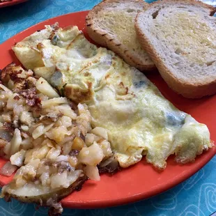 Spinach and Feta Omelet