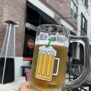 $3 beer special today and we got to keep the glass!!! Yay!