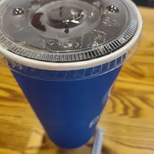 Large raspberry iced tea