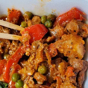 Guisantes very tasty.  Gave all the peas to the hubs.